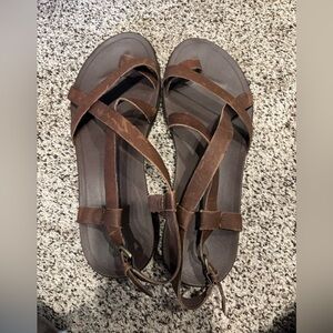 Oulaki brown leather Strappy Sandals